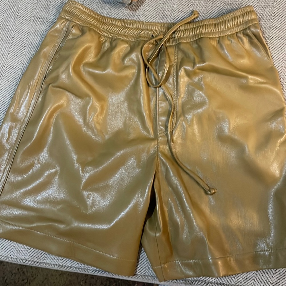 Nanuskha faux leather shorts